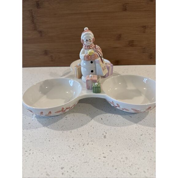 Avon “Snow Lady” Ceramic Pastel Candy Dish. #2 In Series 2003 - Picture 10 of 10